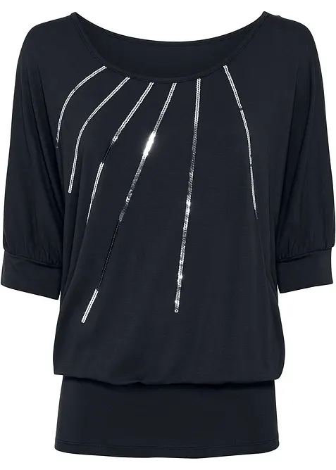 T-shirt fluide en viscose extensible, bonprix