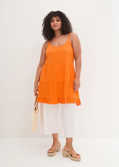 Jersey-Hose aus flie&szlig;endem Viskose-Mix, 7-8-L&auml;nge, bonprix