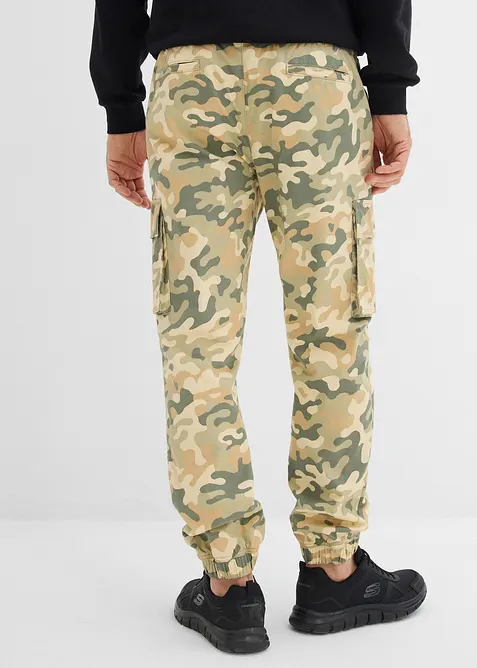Pantalon jogger cargo droit, regular, bonprix