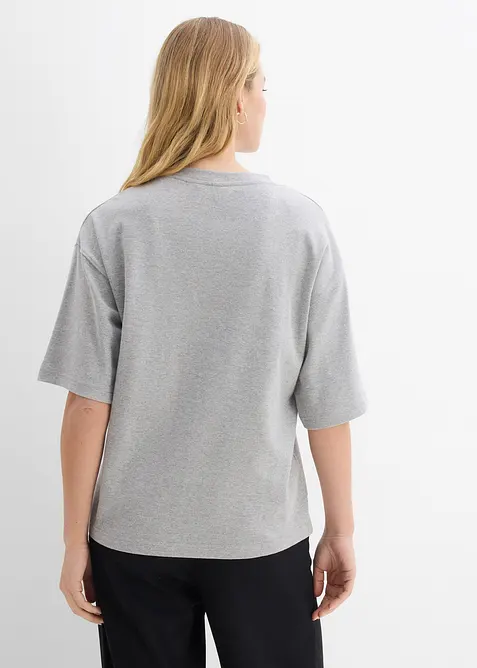 Oversize-Shirt aus reiner schwerer Bio-Baumwolle, bonprix