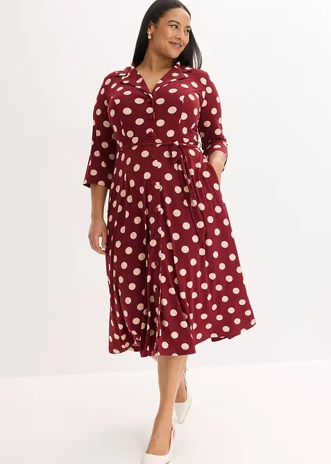 Robe-chemise avec lien &agrave; nouer (ens. 2 pces.), bonprix
