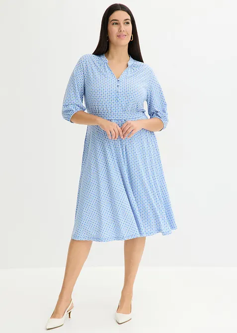 Jersey-Blusenkleid mit Bindeband (2.tlg-Set), bonprix