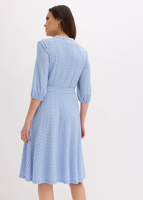 Jersey-Blusenkleid mit Bindeband (2.tlg-Set), bonprix