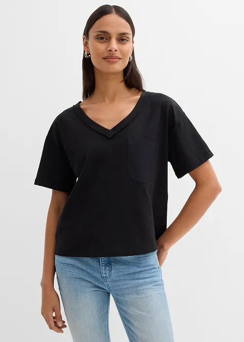 Oversize-Shirt aus reiner Baumwolle, bonprix