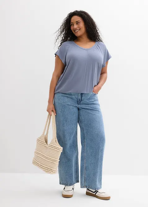 T-shirt en viscose extensible, bonprix