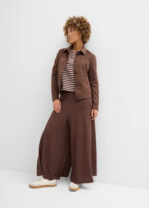 Jersey-Culotte mit weitem Bein, bonprix