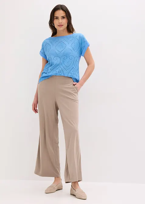 Shirt mit Lochspitze, bonprix