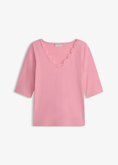 Shirt mit Spitze, bonprix
