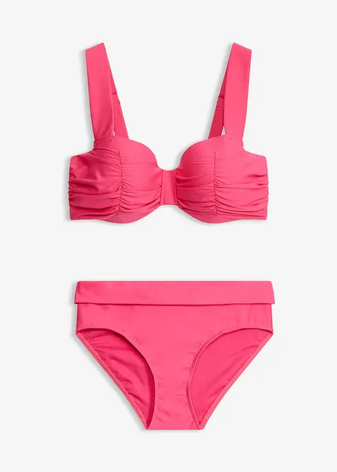 Balconette-Bikini mit gepolsterten Tr&auml;gern (2-tlg.Set), bonprix