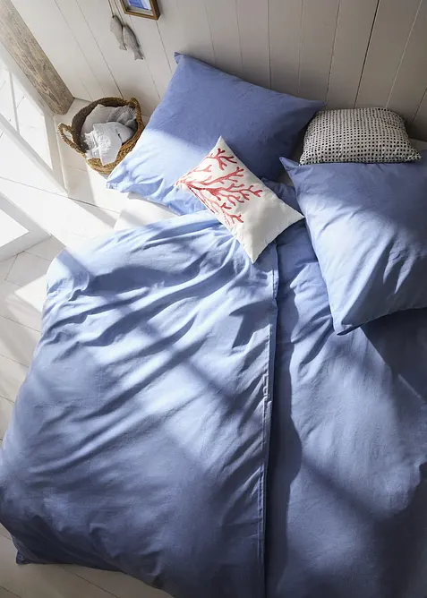 Dekokissen mit gl&auml;nzendem Korallen Muster, bonprix