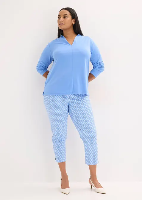 Pantalon 7/8 extensible en bengaline, bonprix