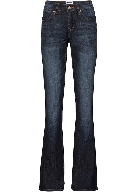 Bootcut-Jeans Mid Waist, Komfort-Stretch, bonprix