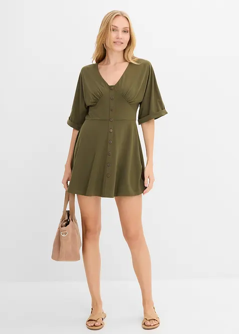 Tailliertes Minikleid, bonprix