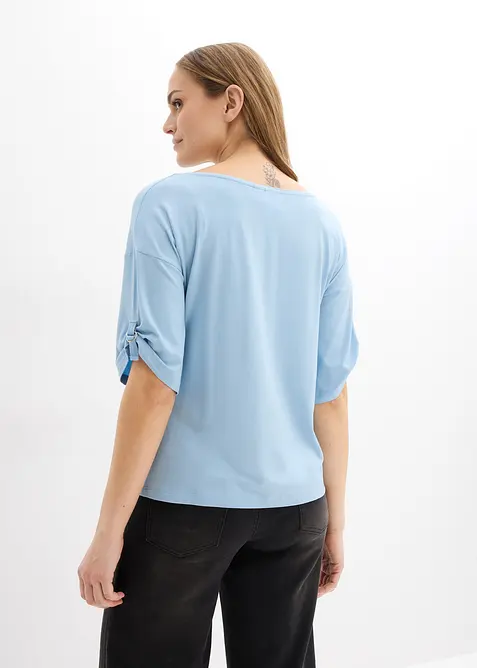 T-shirt &agrave; encolure bateau, bonprix