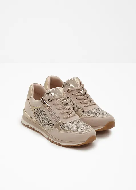 Sneakers Marco Tozzi &agrave; fermeture zipp&eacute;e, Marco Tozzi
