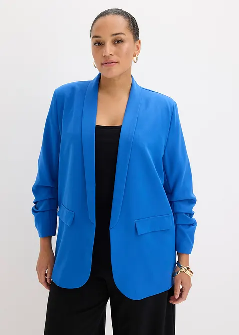 Blazer &agrave; manches fronc&eacute;es, bonprix