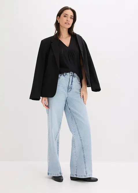 Top en broderie anglaise, bonprix