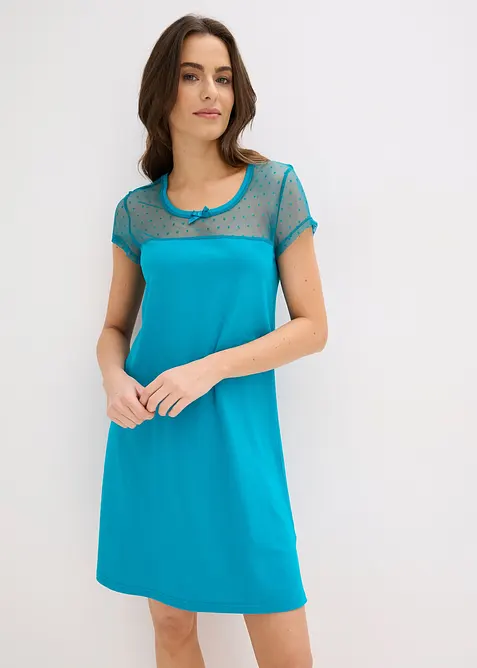 Kurzes Nachthemd aus Bio-Baumwolle, bonprix