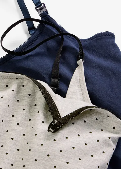 Stilltop mit Bio-Baumwolle  (2er Pack), bonprix