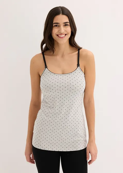 Stilltop mit Bio-Baumwolle  (2er Pack), bonprix