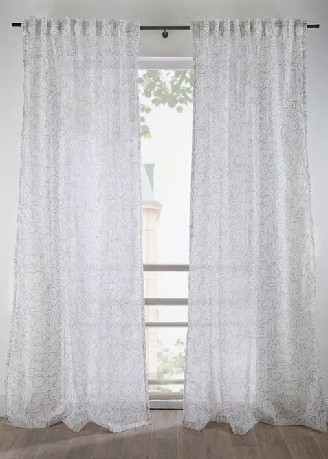 Gardinen aus nachhaltigem Polyester (2er Pack), bonprix