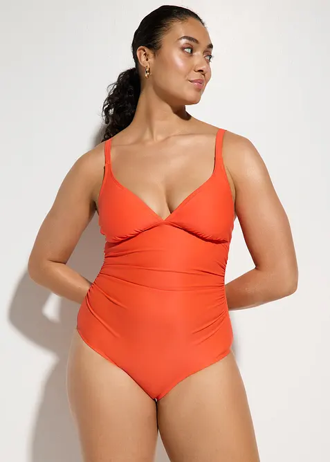 Light Shape-Badeanzug mit V-Ausschnitt, bonprix