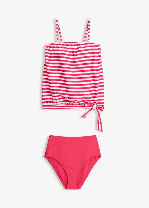 Oversize-Tankini mit abnehmbaren Tr&auml;gern (2-tlg.Set), bonprix