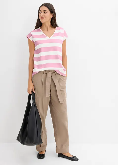 Gestreiftes Strickshirt, bonprix