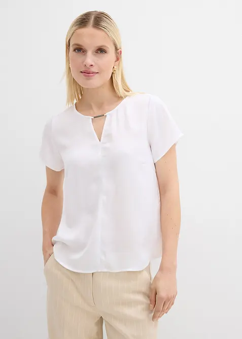 Tunika aus feinem Satin, bonprix