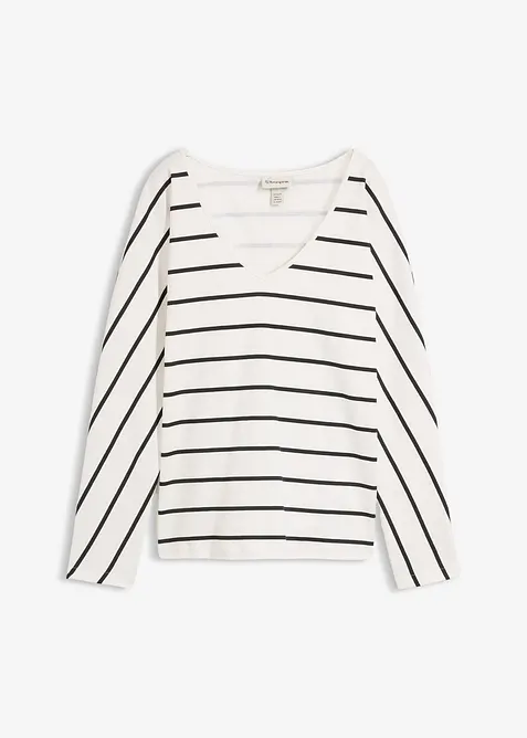 Langarmshirt aus reiner Bio-Baumwolle, bonprix