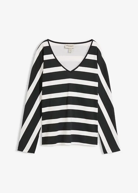 T-shirt manches longues 100% coton, bonprix