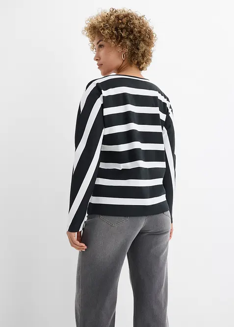 T-shirt manches longues 100% coton, bonprix