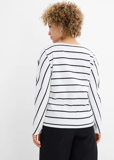 Langarmshirt aus reiner Bio-Baumwolle, bonprix
