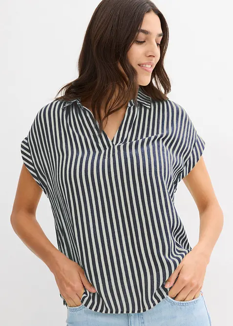 Blouse manches courtes en viscose fluide, bonprix