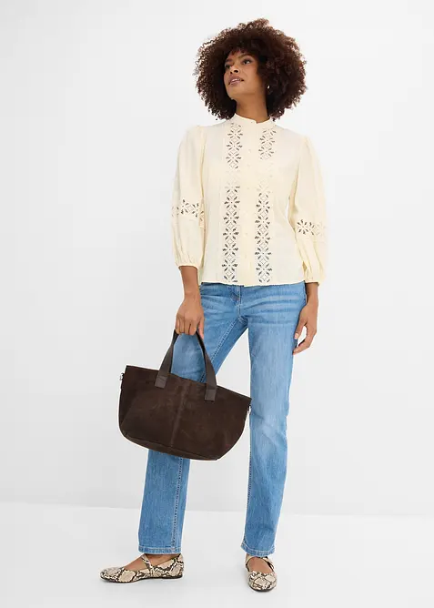 Straight-Jeans Mid Waist, Bequembund, bonprix