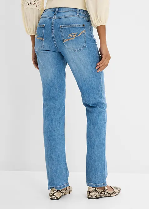 Straight-Jeans Mid Waist, Bequembund, bonprix