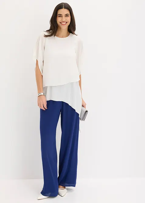 Zipfelbluse im Lagen-Look, bonprix