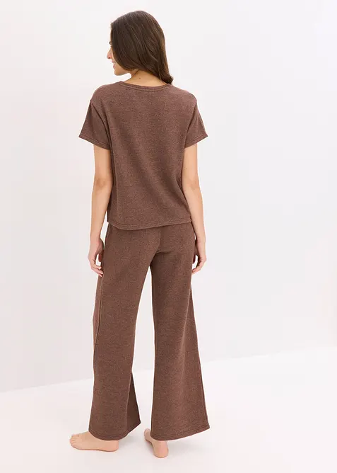 Hausanzug aus weichem Strukturstoff, bonprix