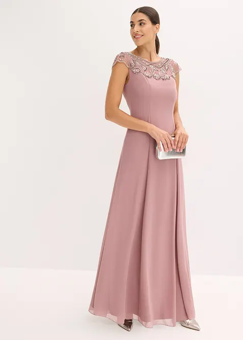 Abendkleid mit Spitzen-Applikation, bonprix