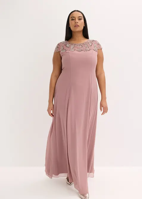 Abendkleid mit Spitzen-Applikation, bonprix