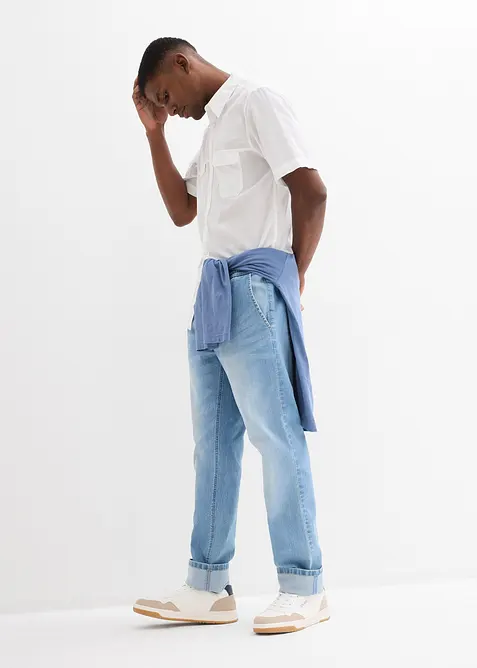 Kurzarmhemd aus reiner Baumwolle, bonprix