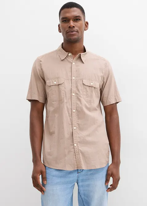 Chemise manches courtes 100% coton, bonprix