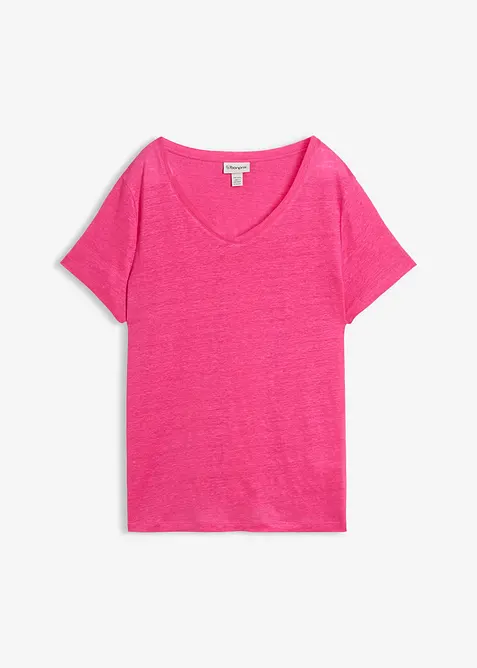 T-Shirt aus reinem Leinen, bonprix