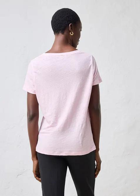 T-Shirt aus reinem Leinen, bonprix
