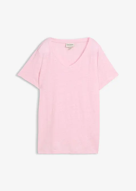 T-Shirt aus reinem Leinen, bonprix