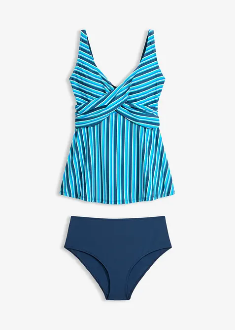 Tankini effet crois&eacute; (ens. 2&nbsp;pces), bonprix