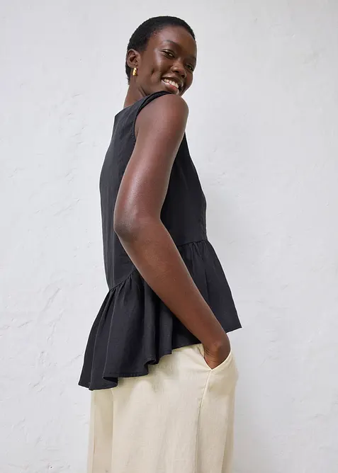 Weste aus reinem Leinen, bonprix