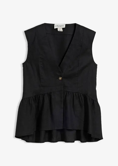 Weste aus reinem Leinen, bonprix