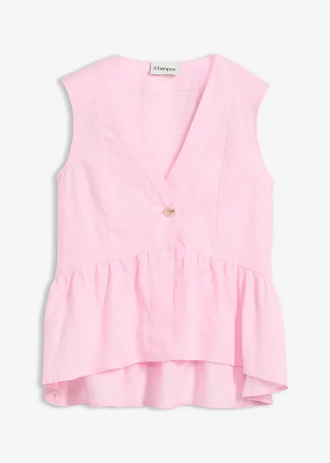 Gilet sans manches 100&nbsp;% lin, bonprix