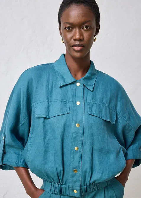 Blouson 100% lin, bonprix